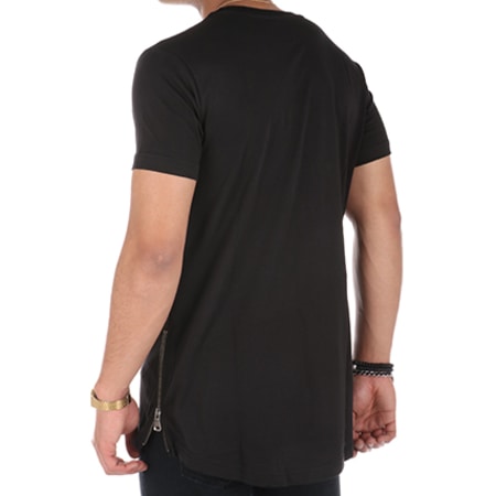 LBO - Tee Shirt Oversize Zip 06 Noir